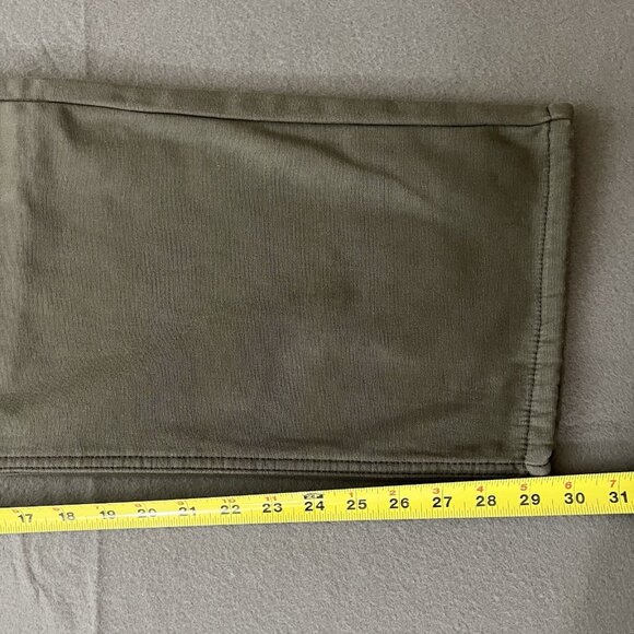NWT Weatherproof Vintage Men Bonded Fleece Lined Green Canvas Pant 40x30 Regular - Picture 12 of 16